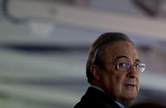 Real madrid florentino perez2 ilustracka foto