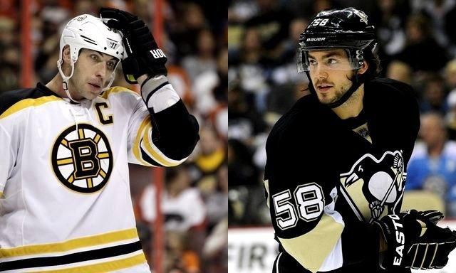 Zdeno chara boston mix kris letang pittsburgh