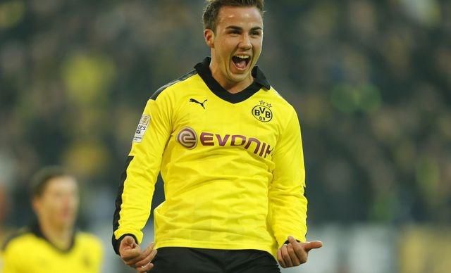 Mario goetze dortmund radost