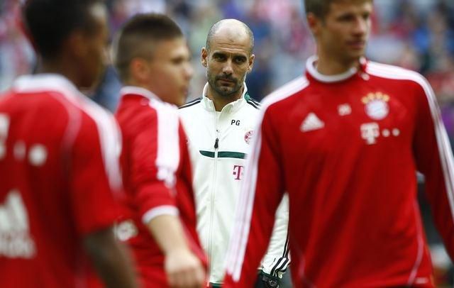 Bayern trening guardiola reuters