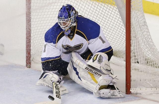 Brian Elliott St louis Blues ilustracka foto