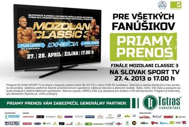 Mozolani Classic 3 sa bude vysielať aj v televízii