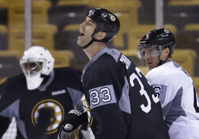 Boston Bruins Zdeno Chara NHL treningovy kemp