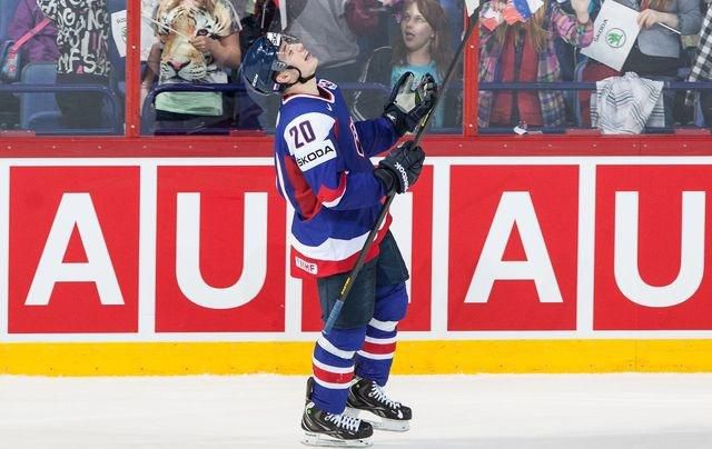 Marko Dano slovensko foto MS 2013 hokej vyhra