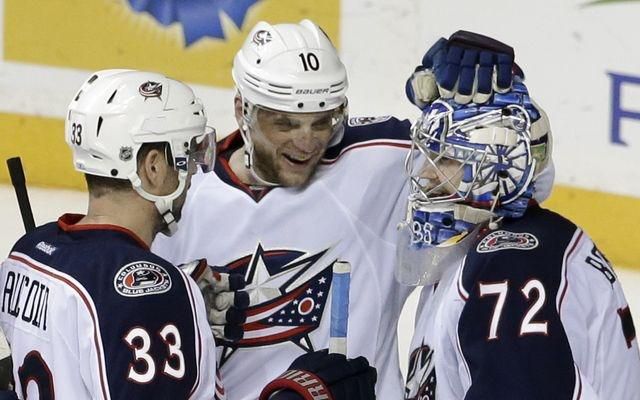 Marian Gaborik Bobrovsky Columbus Blue Jackets