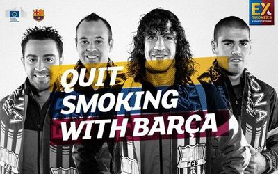 Prestante fajčiť s FC Barcelona!