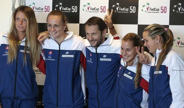 Hantuchova rybarikova liptak cibulkova cepelova slovensko fed cup 2013