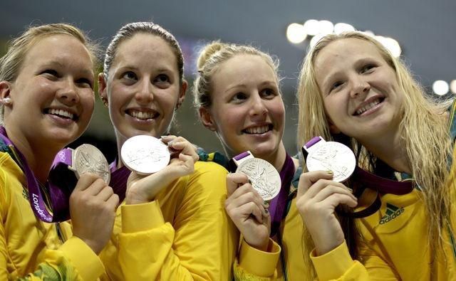 Australia plavanie zlato oh 2012
