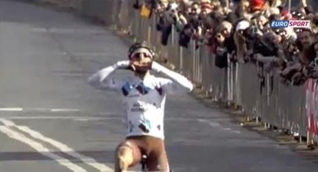 Video: Cyklista sa predčasne tešil z výhry, Nibali: „Hahaha“