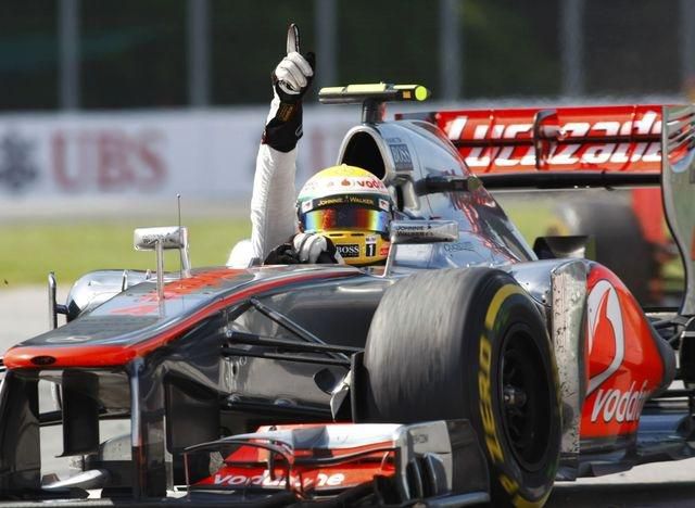 Hamilton lewis mclaren montreal 2012 reuters