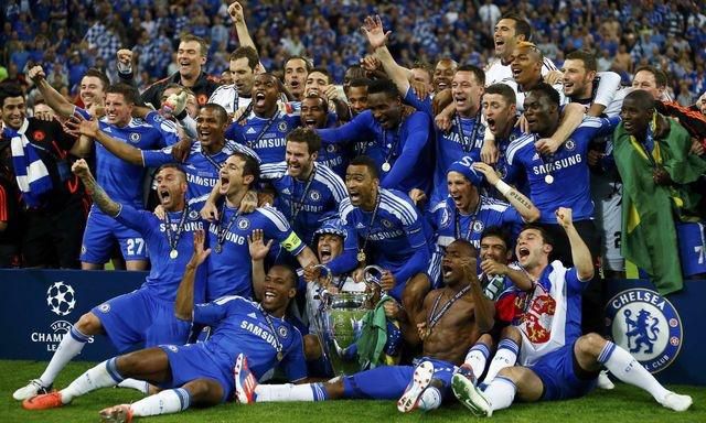 Chelsea hraci liga majstrov trofej maj2012 reuters