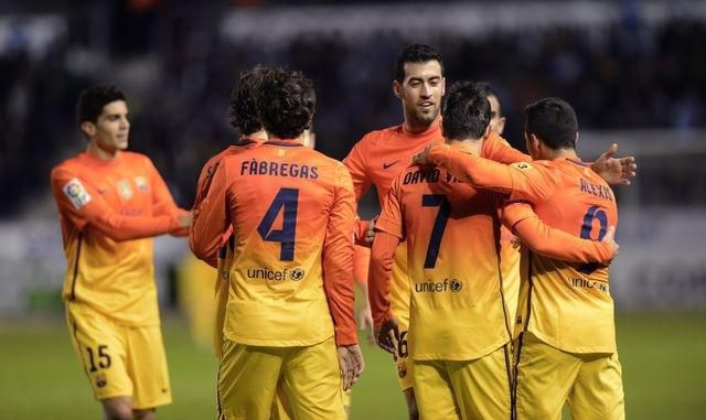 Barcelona gol copadelrey okt12 reuters