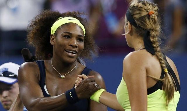 Serena williamsova azarenokova finale us open 2012 reuters