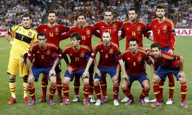 Spanielsko timova foto semifinale euro2012 reuters