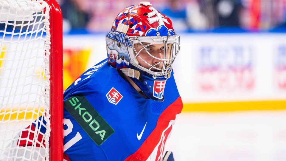 MS v hokeji 2023: Kazachstan - Slovensko (Samuel Hlavaj)