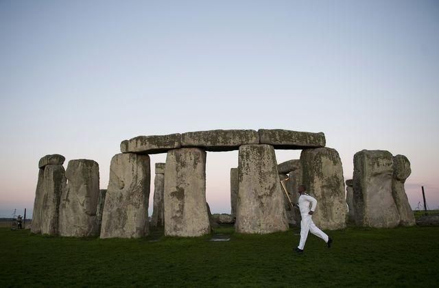 Michael johnson stonehenge reuters