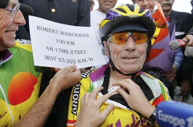 Robert marchand6 cyklistika storocny pretekar reuters
