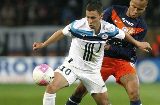 Eden hazard ilustracka lille