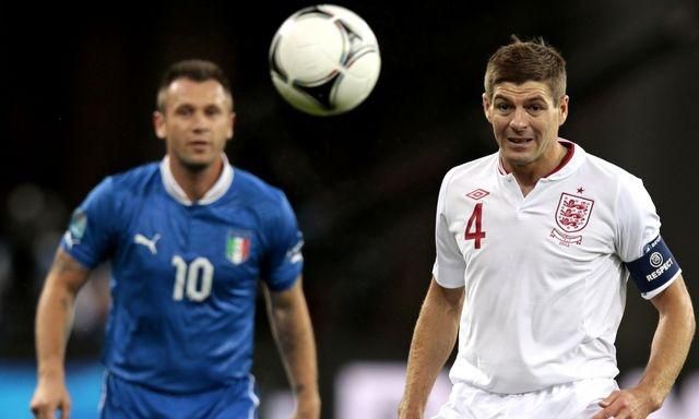 Gerrard anglicko vs cassano taliansko euro2012 stvrtfinale reuters