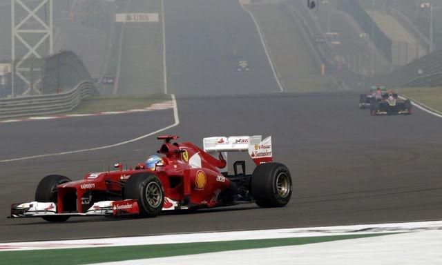 Alonso fernando ferrari india trening okt12 reuters