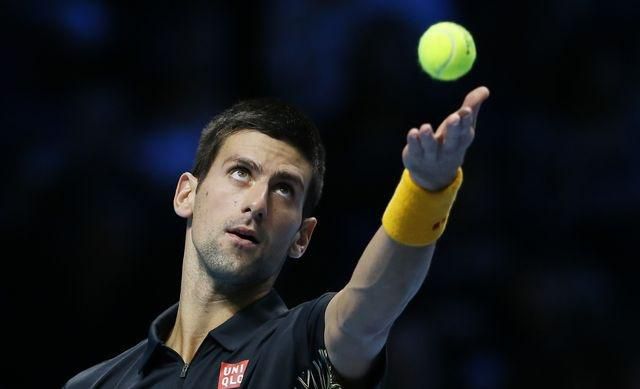 Novak djokovic tenis ilustracka atp finals londyn
