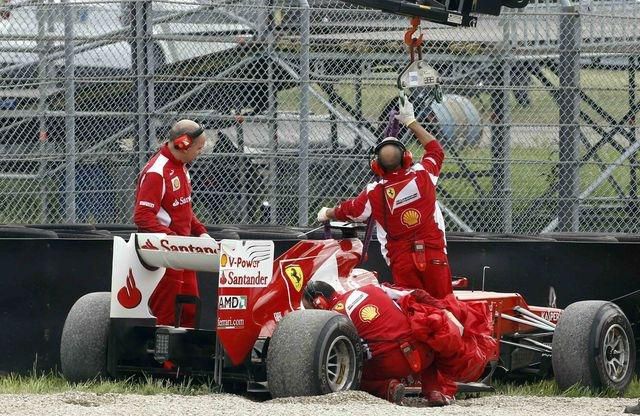 Ferrari alonso fernando mugello havaria reuters