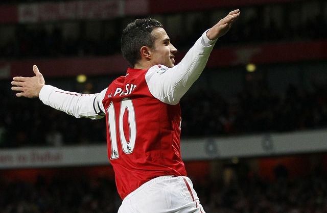 Van persie ilustracka arsenal2 foto