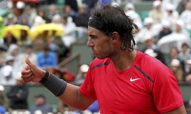 Nadal roland garros 2012 finale palec hore jun2012 reuters