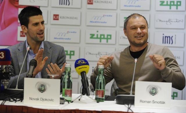 Djokovic vajda tennis classic bratislaba tlacovka