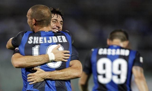 Sneijder milito inter objatie reuters3