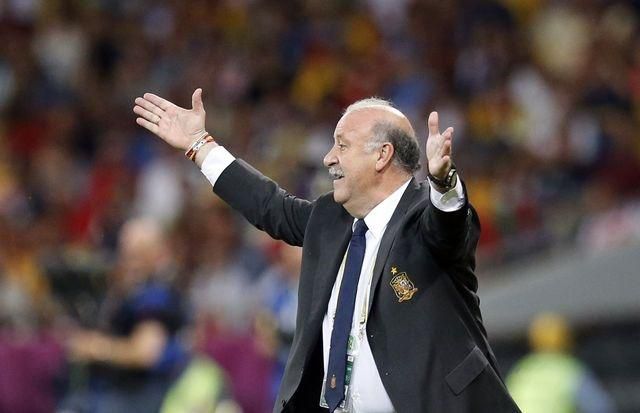 Vincente del bosque trener ilustracka foto