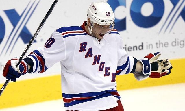 Gaborik rangers rozpazene ruky goool mar2012