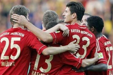 Bayern hraci radost dfb pokal 2011 aug2011