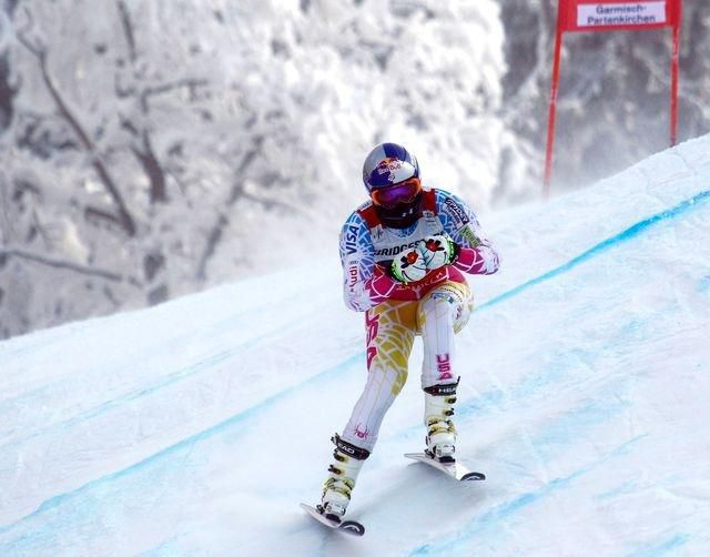 Vonnova trening1 garmisch reuters