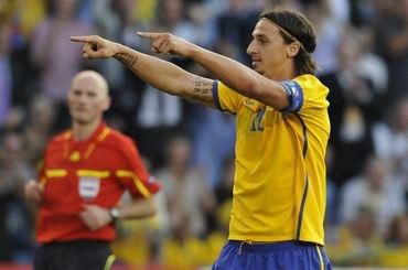 Ibrahimovic svedsko hetrik vs finsko jun2011