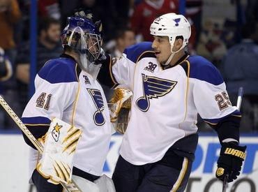 Jaroslavhalak chrisstewart stlouisblues shutout