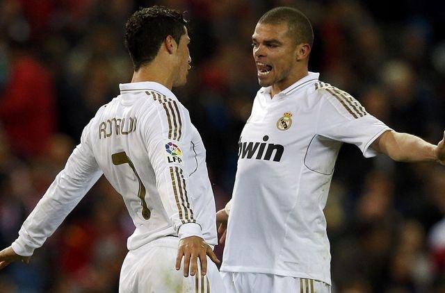 Cristianoronaldo2 cr7 realmadrid pepe reuters