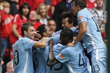 Man city hraci goool vs man utd community shield 2011 aug2011