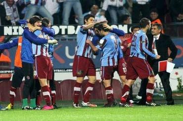 Trabzonspor istanbul hraci radost vyhra nad galatasaray