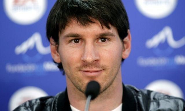 Messi lionel prezentacia fifa street mar2012 reuters