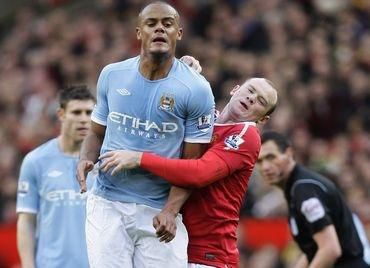 Kompany rooney derby united city