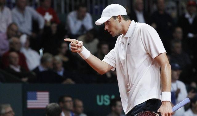 Isner john davis cup feb12 reuters