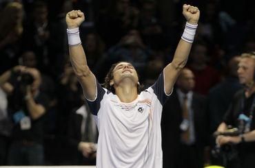 Ferrer radost vs djokovic world tour finals 2011 nov2011