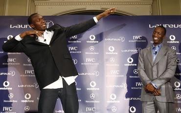 Usain bolt michael johnson