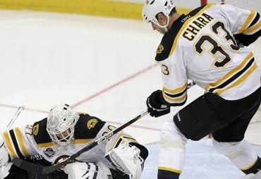 Chara zdeno brankar boston bruins