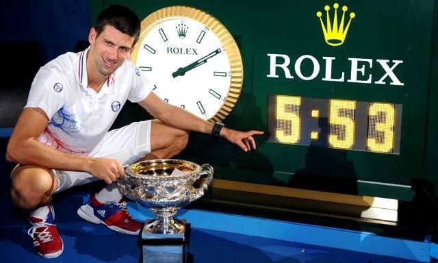 Djokovic trofej australian open 2012 najdlhsi zapas jan2012