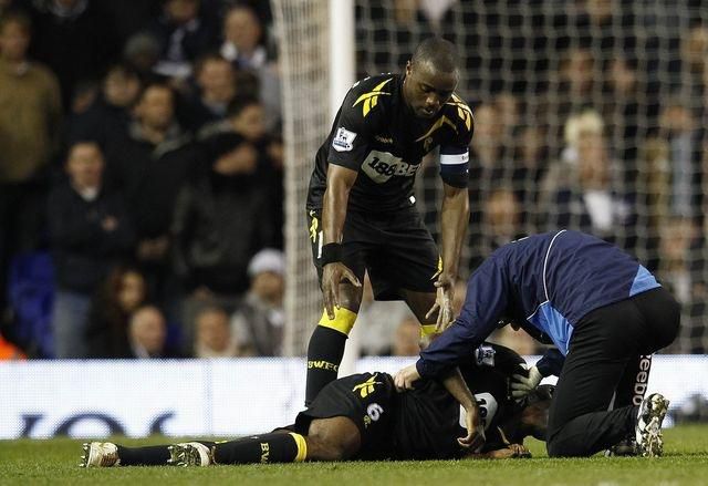 Muamba bolton kolaps reuters