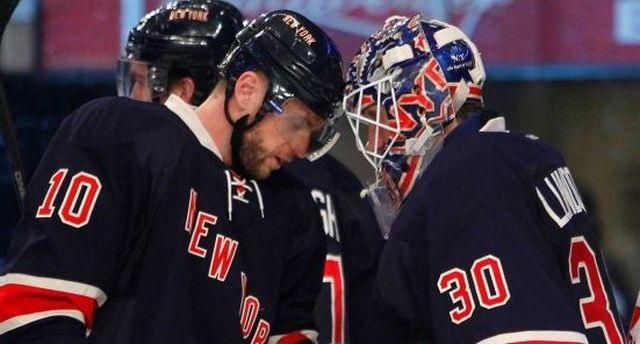 Gaborik a lundqvist rangers apr2012