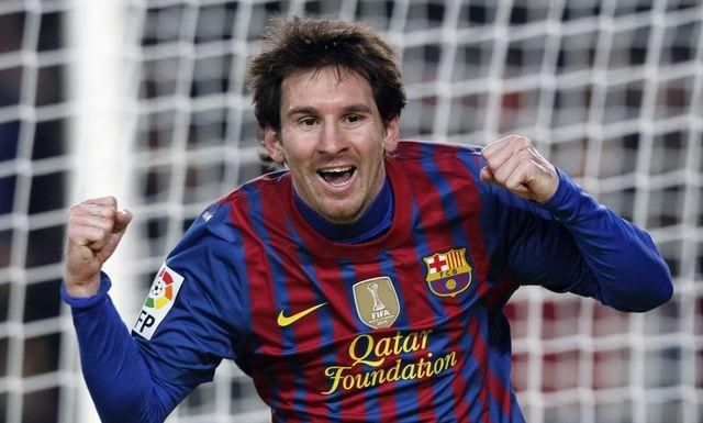 Messi lionel barcelona 4goly reuters