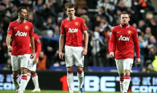 Manutd giggs carrick rooney jan12